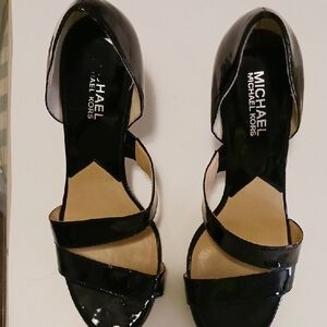 Michael Kors Black Patent Heels